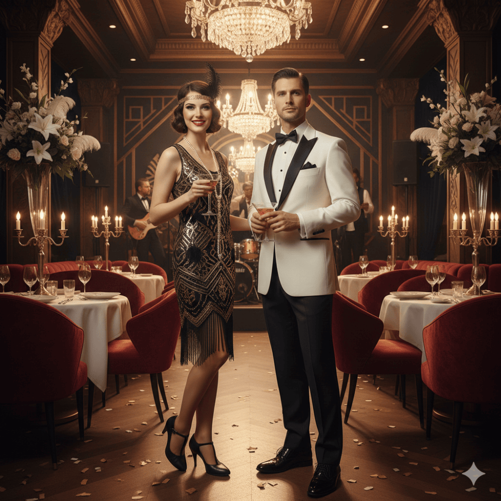 stylizacja Great Gatsby