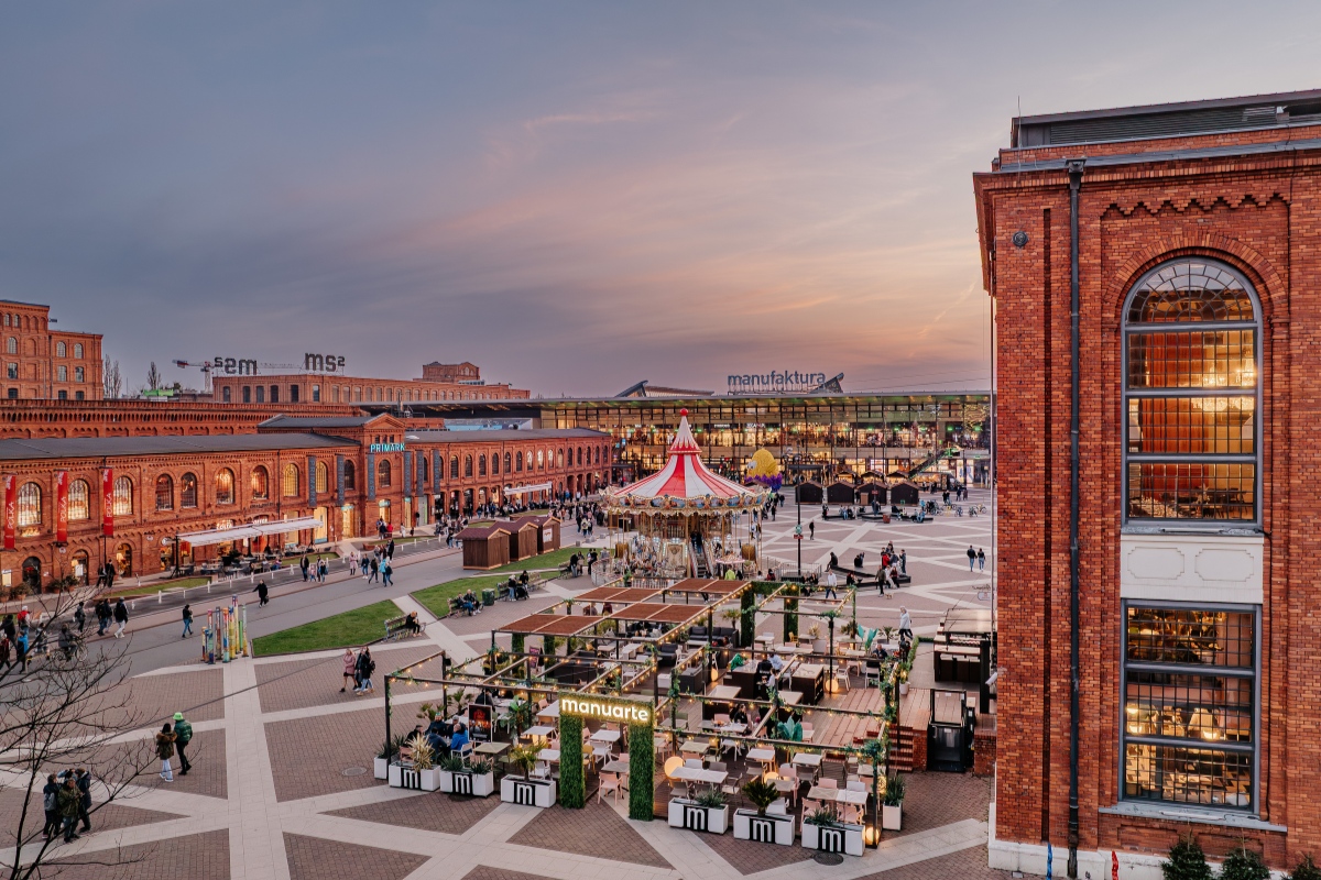 Największy ogródek w Manufakturze